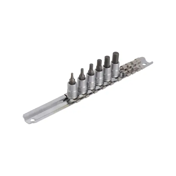 Set Bit Esagonali 2-7mm Su Binario Con Bussola 1/4'' 187HHXP6 - image