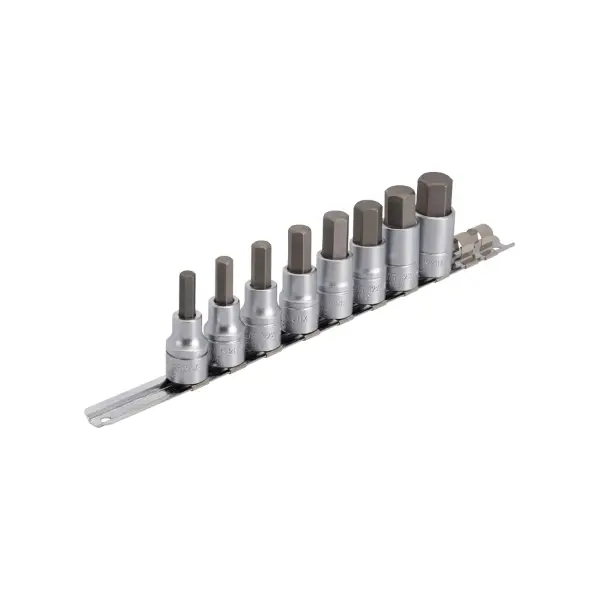 Set Bit Esagonali 8-19mm Su Binario Con Bussola 1/2'' 192HHXP6 - image