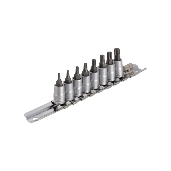 Set Bit Torx T8-T40 su Binario con Bussola 1/2'' 187HTXP8 - image