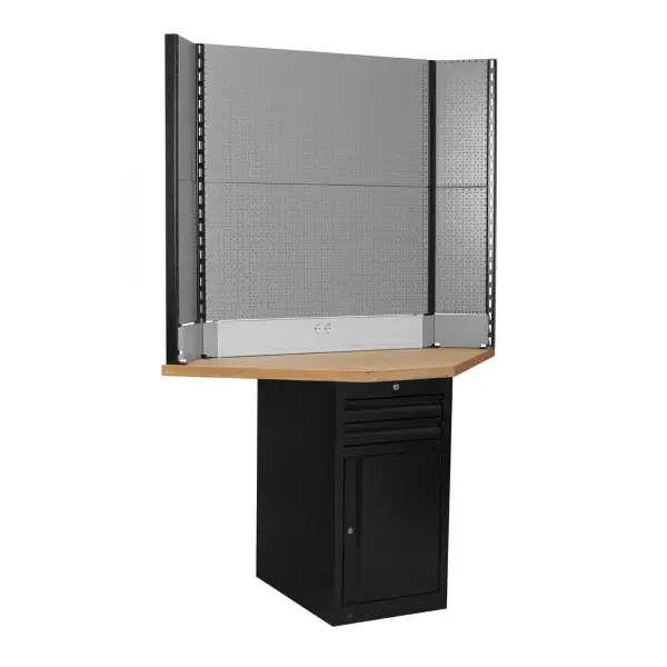 Banco Angolare Tech Corner Bench 990TB con Cassettiera - image