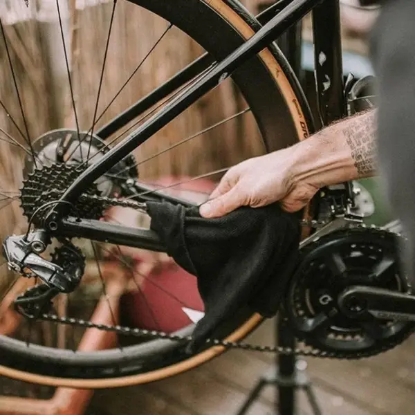 Schwarzes Mikrofasertuch #5