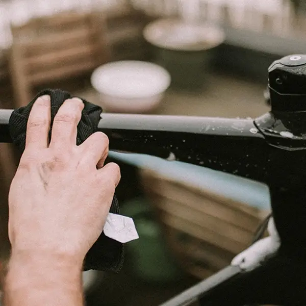 Schwarzes Mikrofasertuch #6