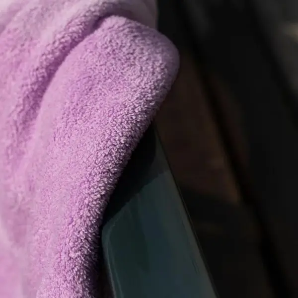 Luxuriöses Poliertuch aus Mikrofaser, Fuchsia #1