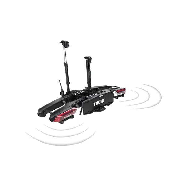 Porta Bici Gancio Traino Epos Parksecure Sensori Di Prcheggio Integrati 2 Bici 13 Pin #3
