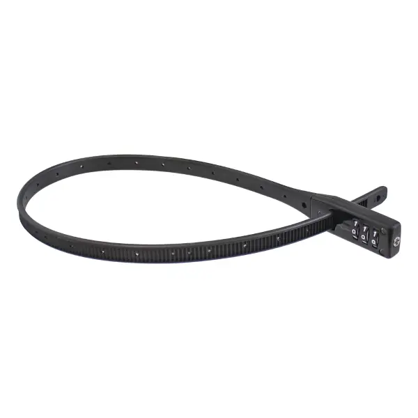 Lucchetto Flessibile Zip Tie Lock Nero - image