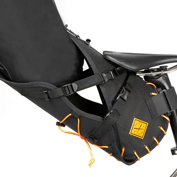 Bolsa de sillín 18 litros naranja #1