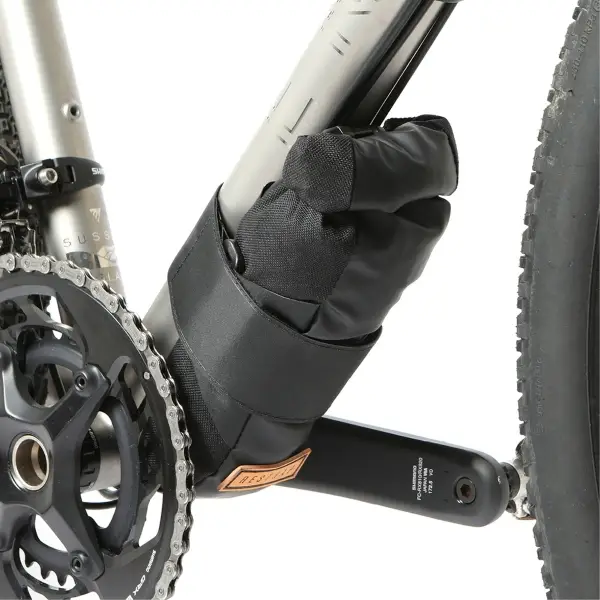 Bikepacking-Rahmentasche Downtube 1,2L Schwarz - image