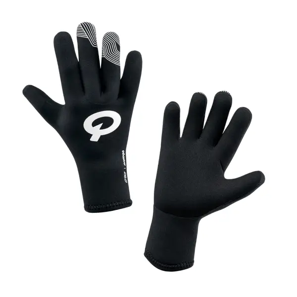 Deje caer los guantes de dedo largo de neopreno tamaño s #1