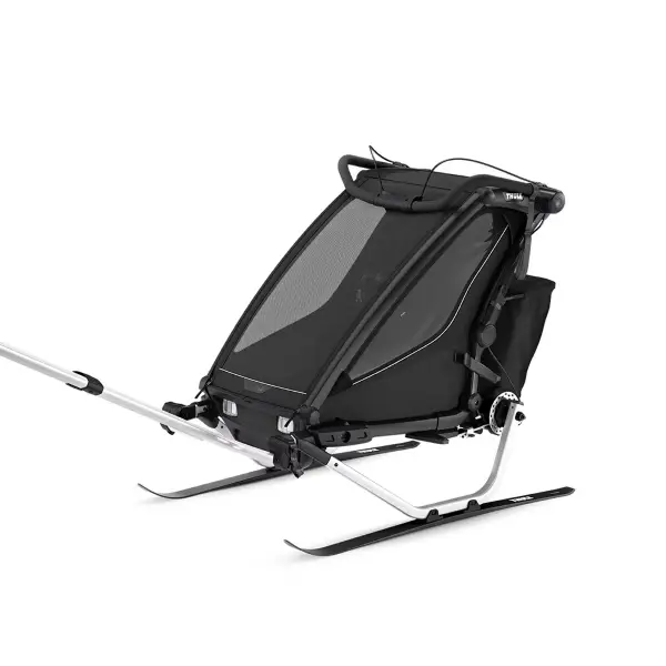 Carrellino Porta Bimbi Multisport E Passeggino Thule Chariot Sport 2 Single Black #3