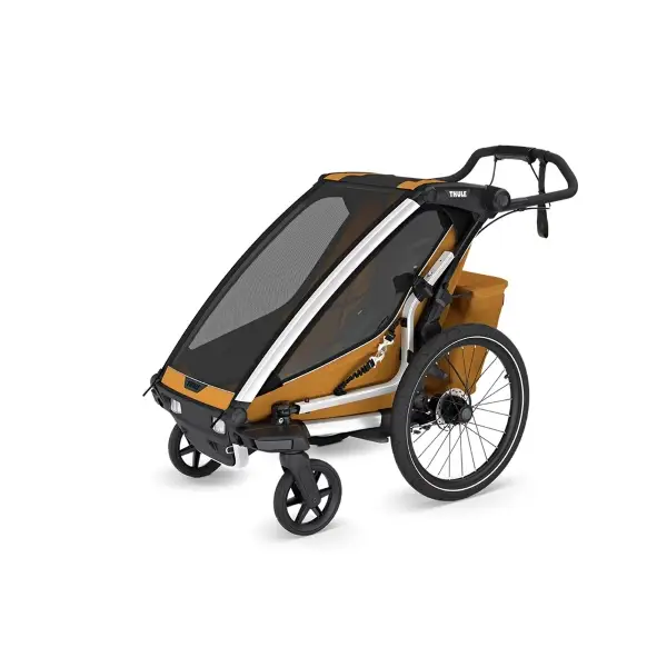 Carrellino Porta Bimbi Multisport E Passeggino Thule Chariot Sport 2 Single Natural Gold #3