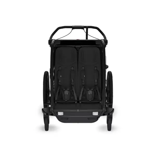 Carrellino Porta Bimbi Multisport E Passeggino Thule Chariot Sport 2 Double Black #3