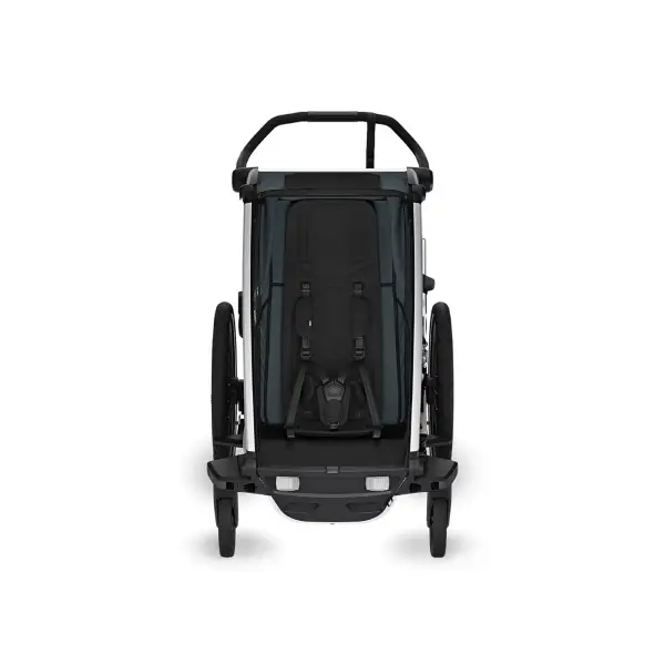 Carrellino Porta Bimbi Multisport E Passeggino Thule Chariot Cross 2 Single Dark Slate #2