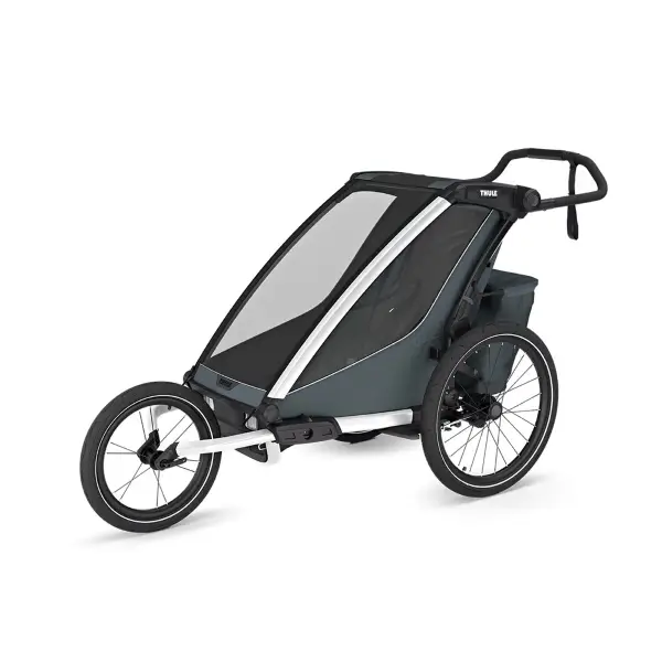 Carrellino Porta Bimbi Multisport E Passeggino Thule Chariot Cross 2 Single Dark Slate #3