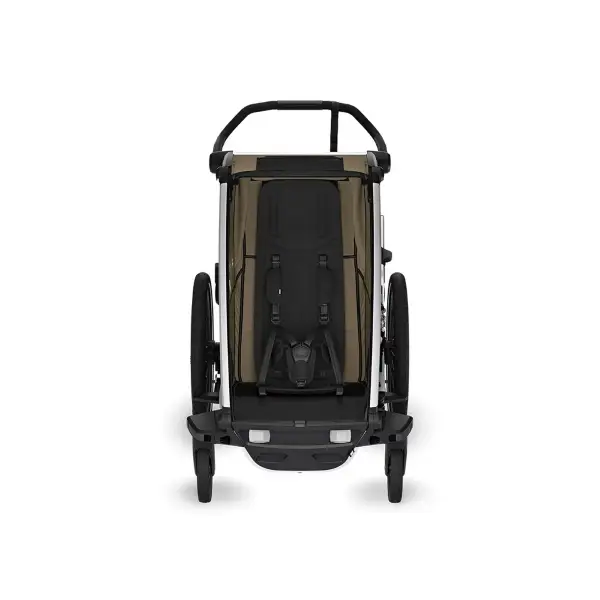 Carrellino Porta Bimbi Multisport E Passeggino Thule Chariot Cross 2 Single Faded Khaki #2