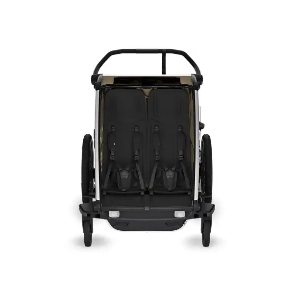 Carrellino Porta Bimbi Multisport E Passeggino Thule Chariot Cross 2 Double Faded Khaki #3