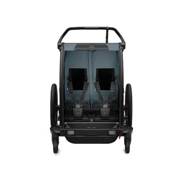 Carrellino Porta Bimbi Multisport / Passeggino Thule Chariot Cab Dark Slate #1