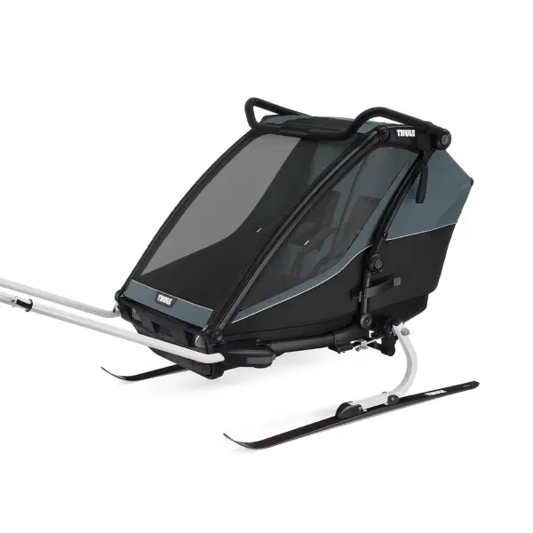 Carrellino Porta Bimbi Multisport / Passeggino Thule Chariot Cab Dark Slate #3