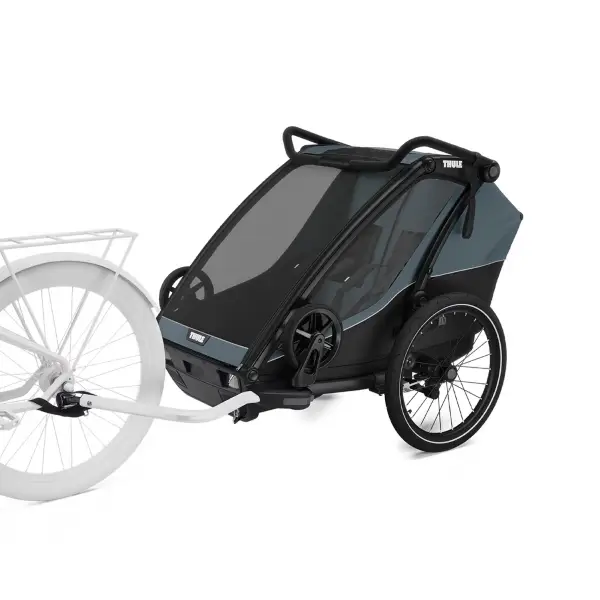 Carrellino Porta Bimbi Multisport / Passeggino Thule Chariot Cab Dark Slate #4