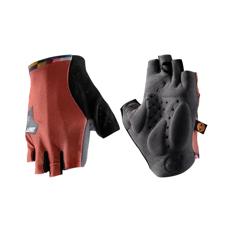 Guantes MTB 5.0 Endurance Mujer Rojo Polvoriento Talla S - image