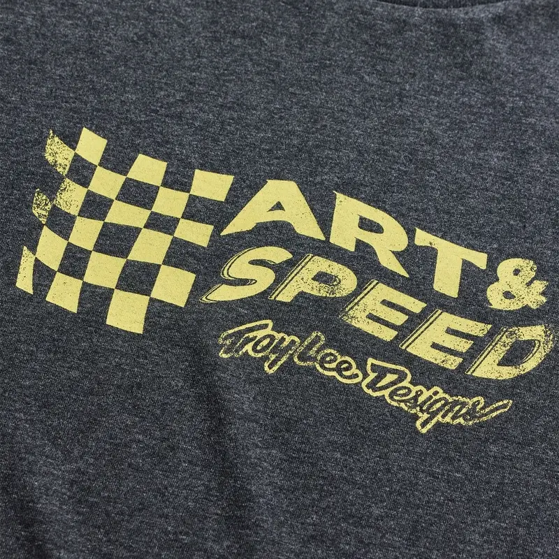 T-Shirt Finish Line Noir Melange Taille M #2