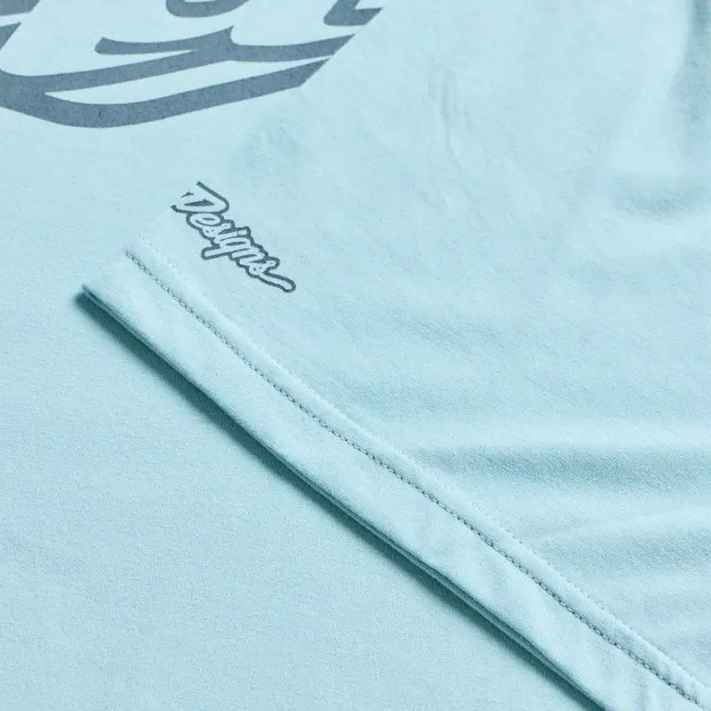 T-Shirt Badge Dawn Blu Taglia L #4