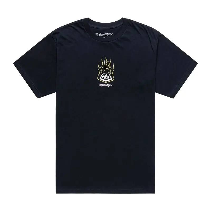 T-Shirt Flame2 Black Size S - image