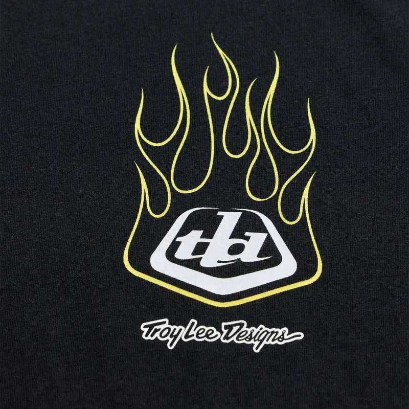 Camiseta Flame2 Negro Talla XXL #4