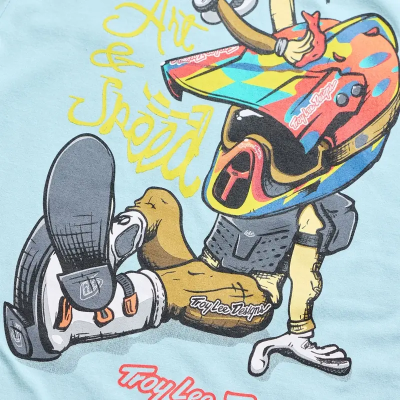 Heritage T-Shirt Child Dawn Blue Size M #5