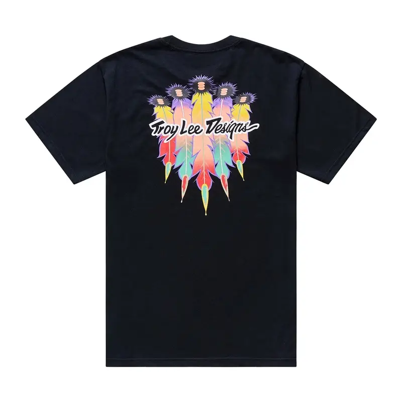 T-Shirt Plume Enfant Noir Taille XL #1