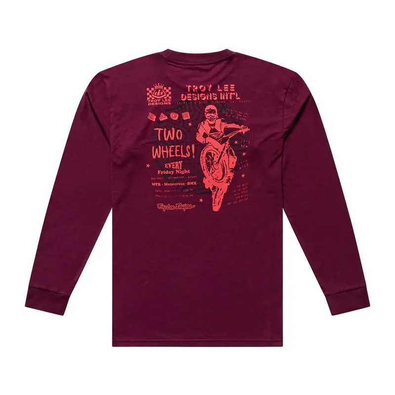 Long Sleeve T-Shirt Friday Night Sangria Size M #1