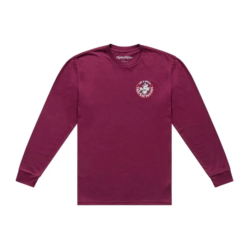 Camiseta Manga Longa Carb Club Sangria Tamanho S - image