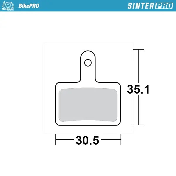 SinterPro sintered bike brake pads ideal for maximum braking power in all conditions #2