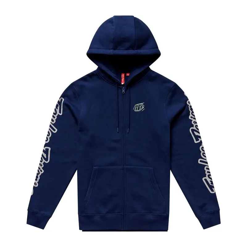 Sudadera Con Cremallera Insignia Azul Marino/Salvia Talla XXL - image