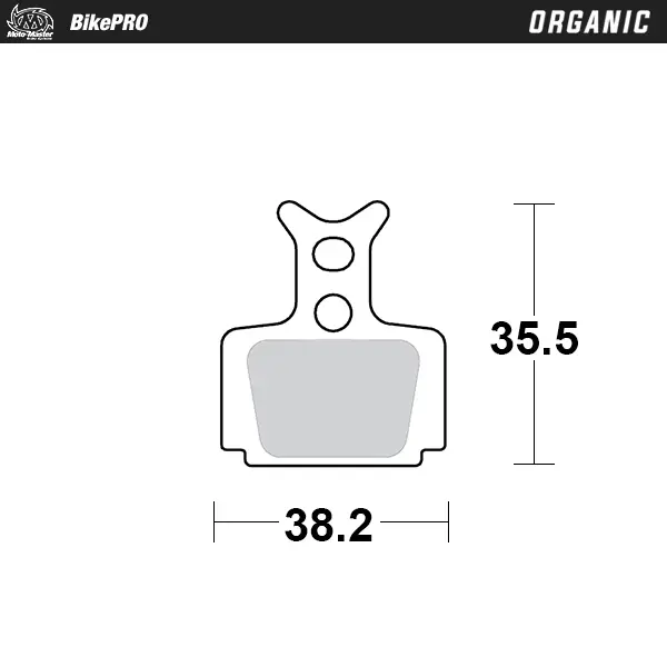 Organic Bicycle Brake Pads with resin compound for low noise - Formula C1, Cura, Cure-E, #2