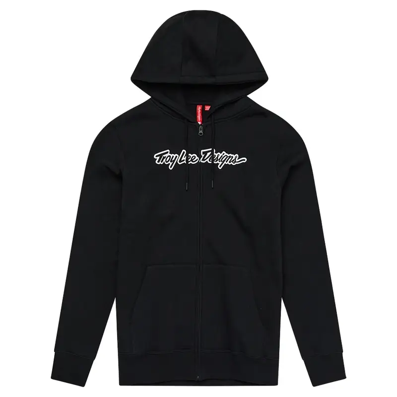 Signature Zip Hoodie Black Size L - image
