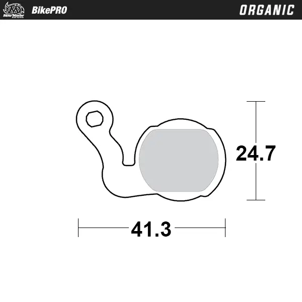 Pastillas de freno de bicicleta orgánicas con compuesto de resina para reducir el ruido - Magura Lou #2
