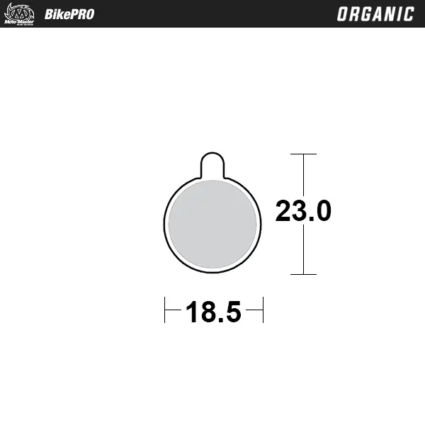 Plaquettes de frein de vélo organiques avec composé de résine pour un faible bruit - Zoom DB #2