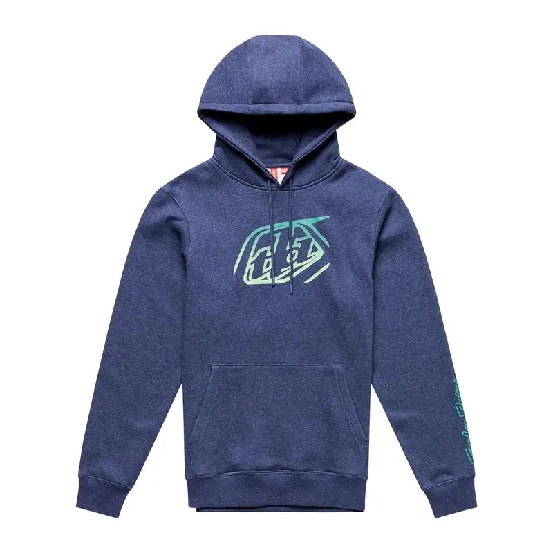 Sudadera con Capucha Insignia Navy Melange Talla S - image