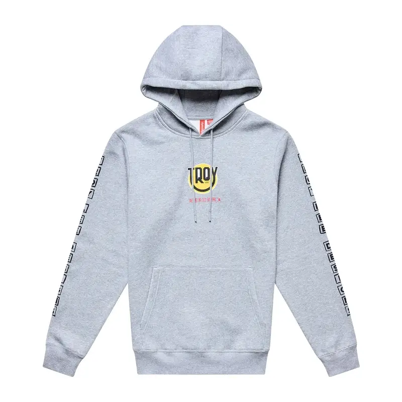 Sudadera con Capucha Happy Dayz Gris Mezcla Talla XXL - image