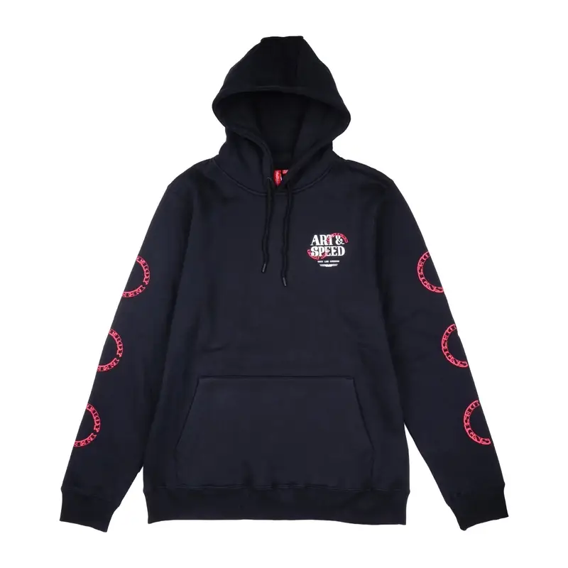 Sudadera Pink Slips Con Capucha Negro Talla S - image