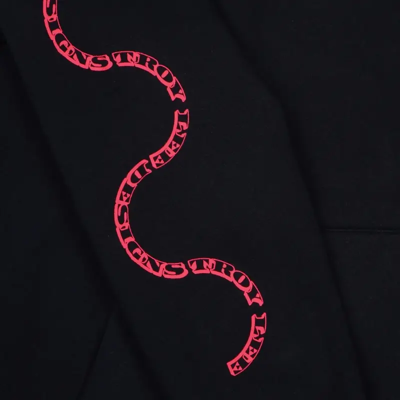 Sudadera Pink Slips Con Capucha Negro Talla S #2