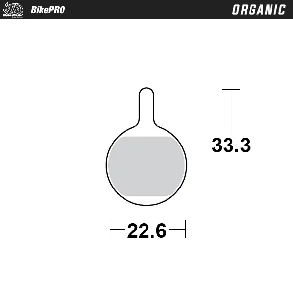 Organische Fahrradbremsbeläge mit Harzmischung für geringe Geräuschentwicklung – Magura Clara, Louis #2