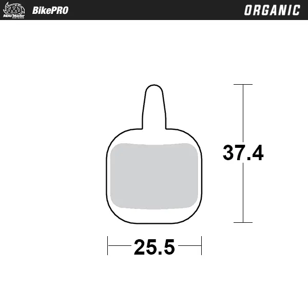 Pastillas de freno de bicicleta orgánicas con compuesto de resina para reducir el ruido - Tektro Gem #2