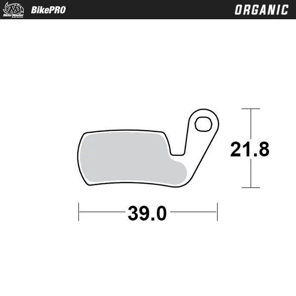 Plaquettes de frein de vélo organiques avec composé de résine pour un faible bruit - Magura Marta #2