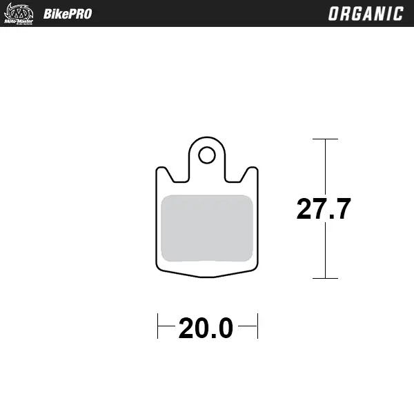 Pastilhas de freio de bicicleta orgânicas com composto de resina para baixo ruído - Hope DH4, M4 #2