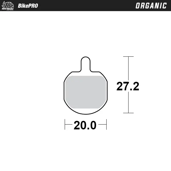 Pastilhas de freio de bicicleta orgânicas com composto de resina para baixo ruído - Hayes MX #2