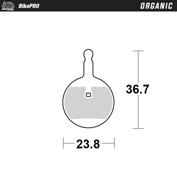 Pastilhas de freio de bicicleta orgânicas com composto de resina para baixo ruído - Avid BB3, BB5 #2