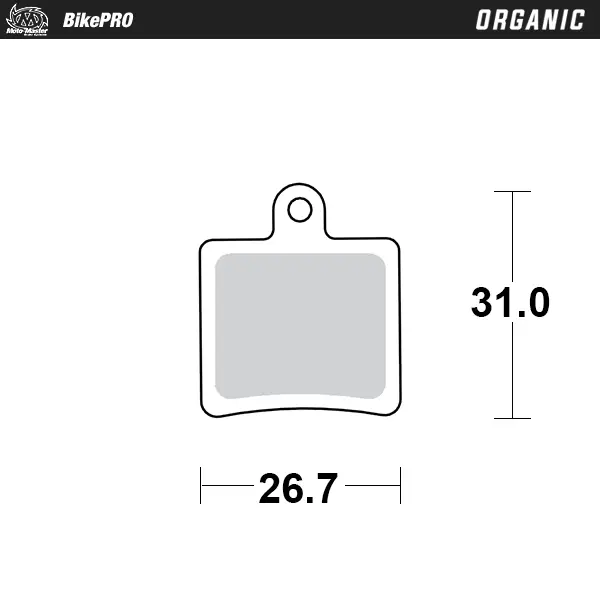 Plaquettes de frein de vélo organiques avec composé de résine pour un faible bruit - Hope Mini #2