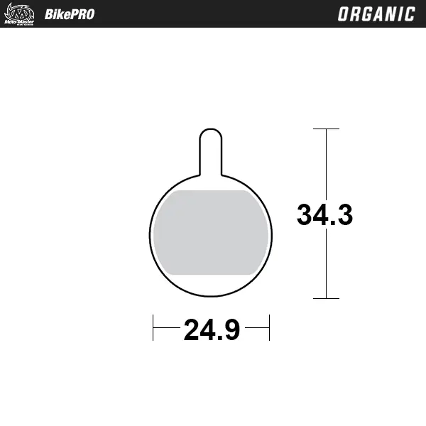 Plaquettes de frein de vélo organiques avec composé de résine pour un faible bruit - Promax DS400, 6 #2