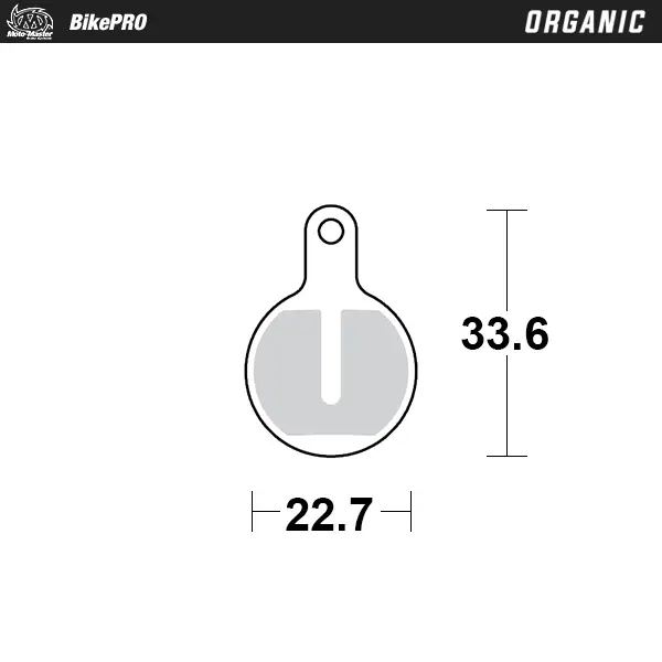 Organic Bicycle Brake Pads with resin compound for low noise - Tektro Lyra, Novela #2